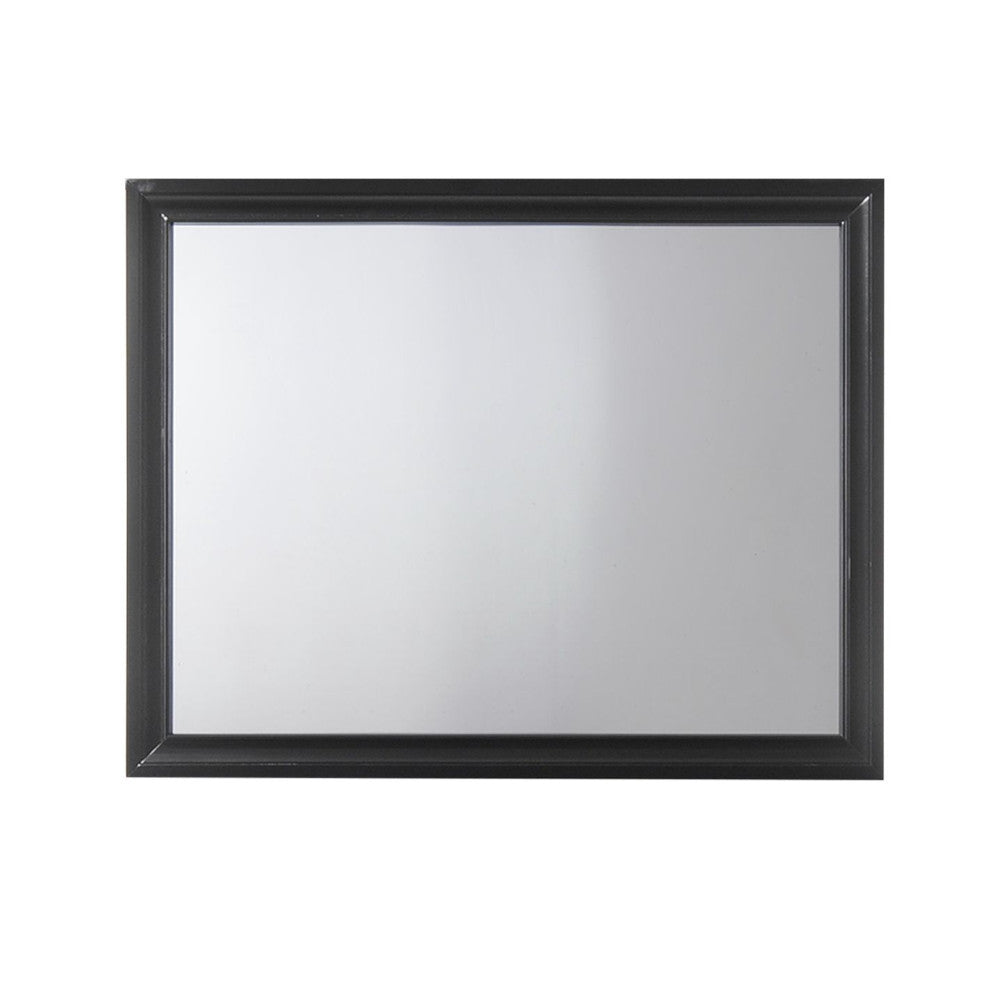 Naima  Black Finish Mirror