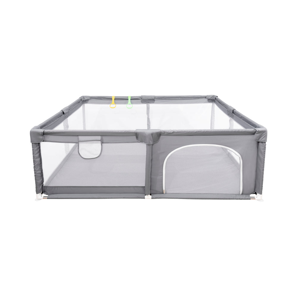FABRIC BABY PLAYPEN, BABY FENCE PLAY AREA WITH ANTI-SLIP BASE