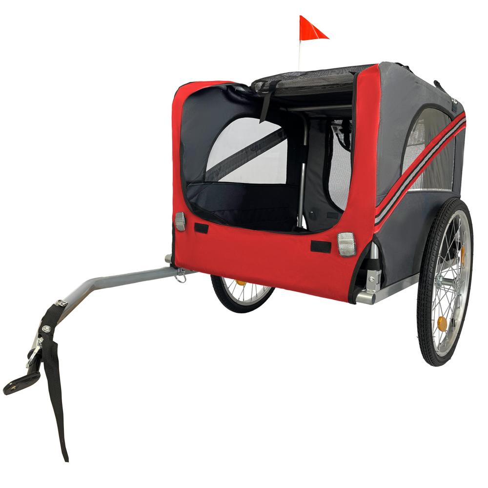 Outdoor Heavy Duty Foldable Utility Pet Stroller Dog Carriers Bicycle Trailer