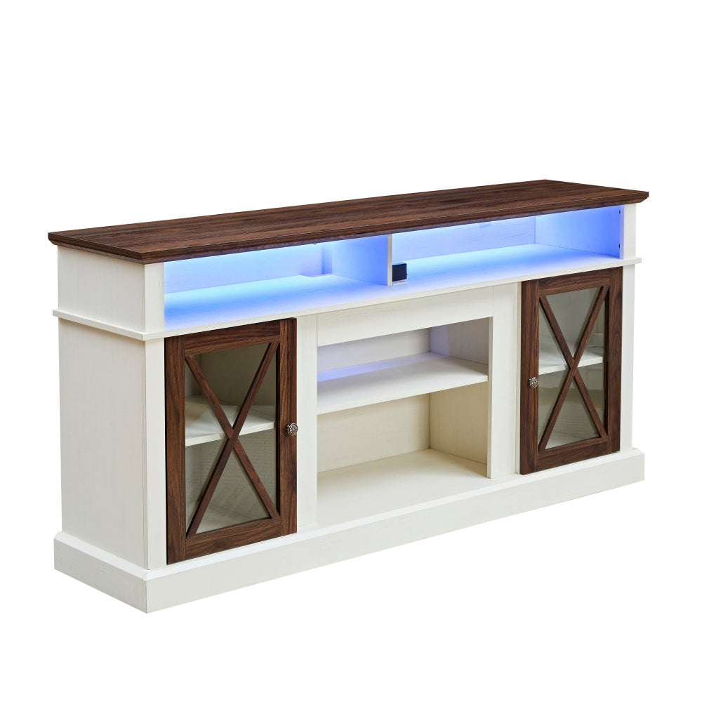 23" Electric Fireplace, 3DInfrared Black Fireplace Electric Insert Heater, with IR Remote Control, Glass View, Adjustable Realistic Logs & Flames, Indoor, 1400W