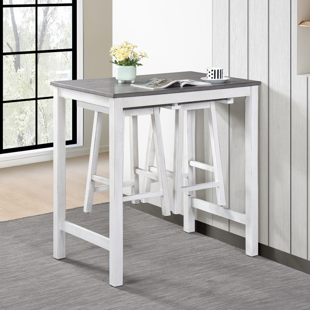 3 Pieces Counter Set Hanging Stool Easy To Clean For Small Space