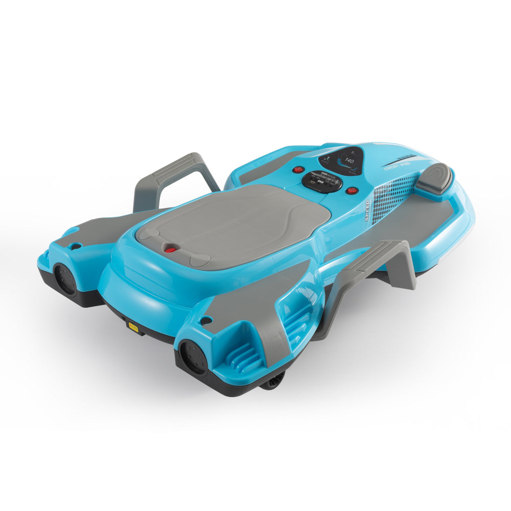 Electric Kids Racing Car with Music and Lights, Blue