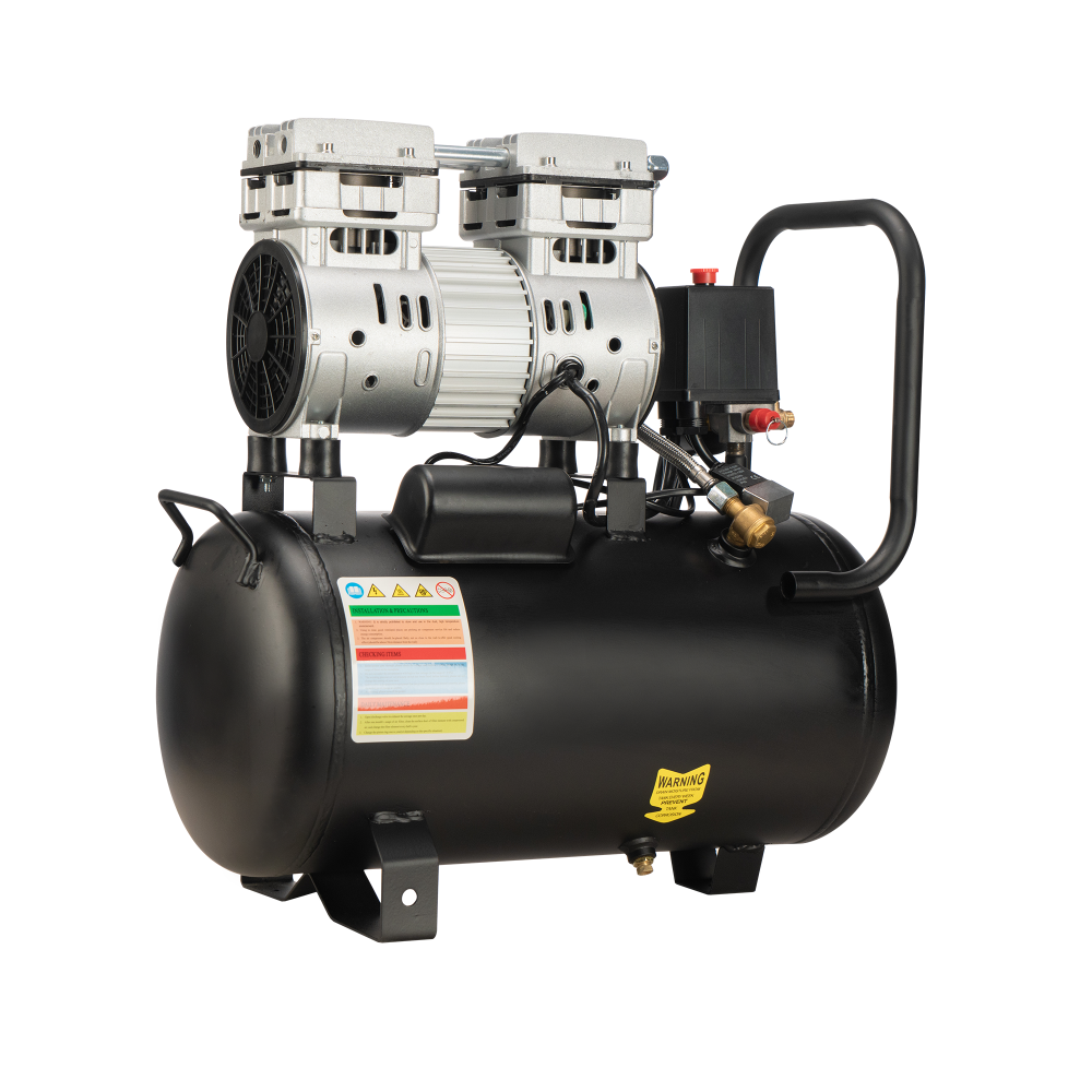 6.3 Gallon Air Compressor, 1.2HP, Max. 116PSI Pressure, 65dB Ultra Quiet Compressor for Auto Repair, Tire Inflation, Spray Painting, Woodwork Nailing