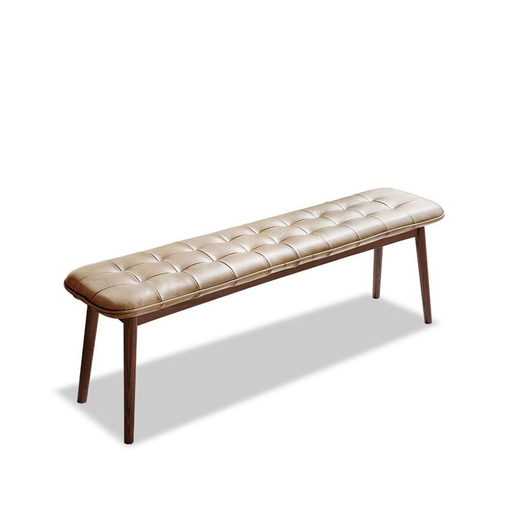 Natural Oak Wood for Dining Bench Table Bench for Living Room