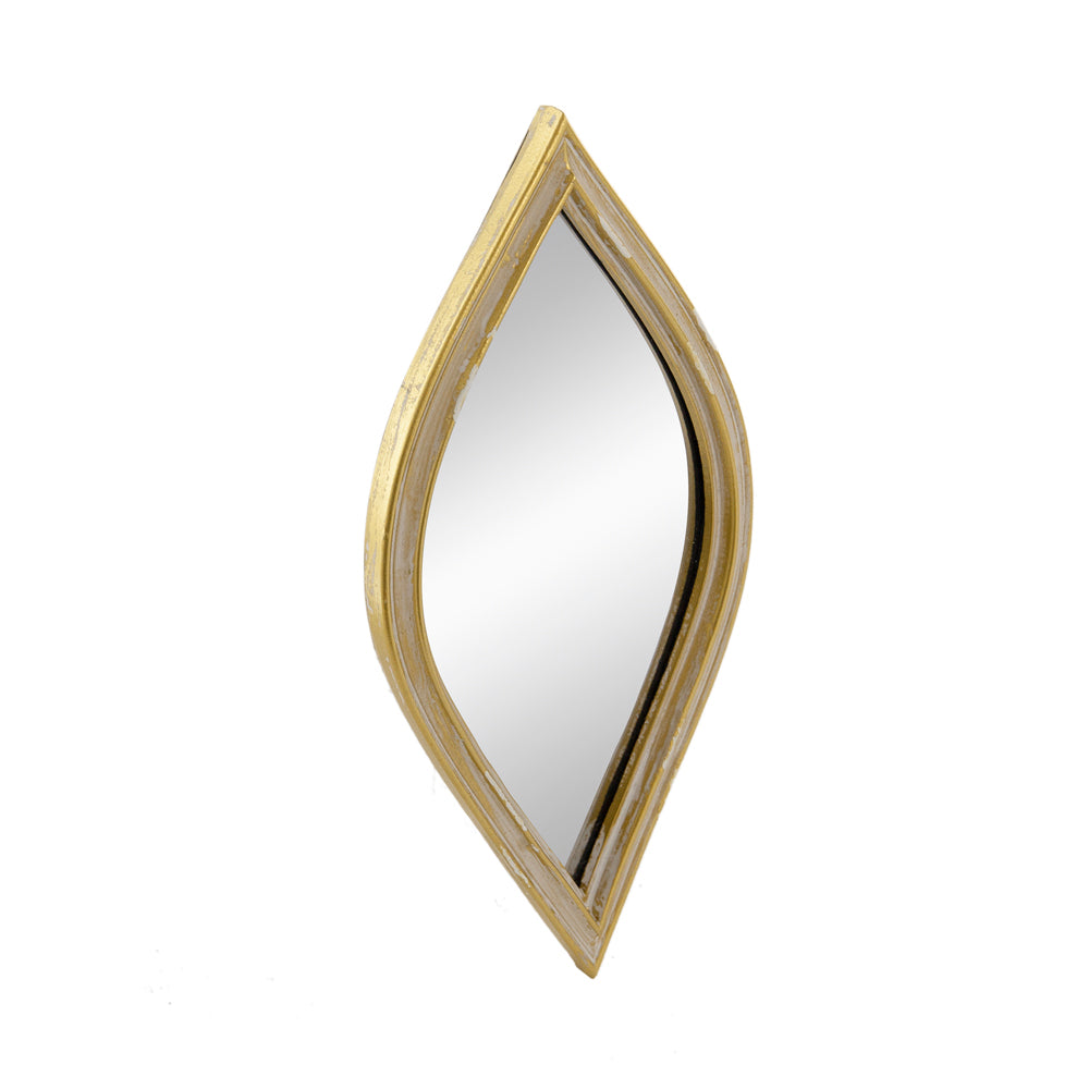 Harlan Hexagon Mirror, 2 Pieces Wall Accent, 11x10"