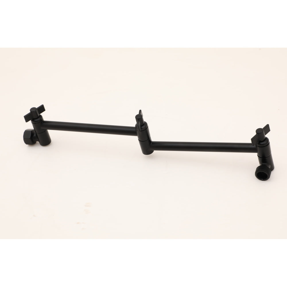 8" Ceiling Mounted Shower Arm with Flange, Brushed Nickel