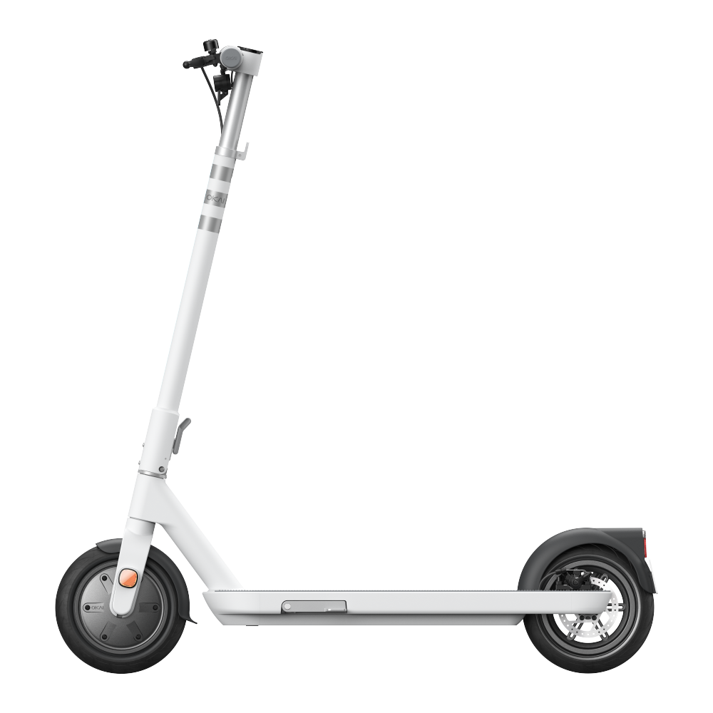Foldable Electric Scooter w/18.6 Miles Max Operating Range & 15.5 mph Max Speed - White