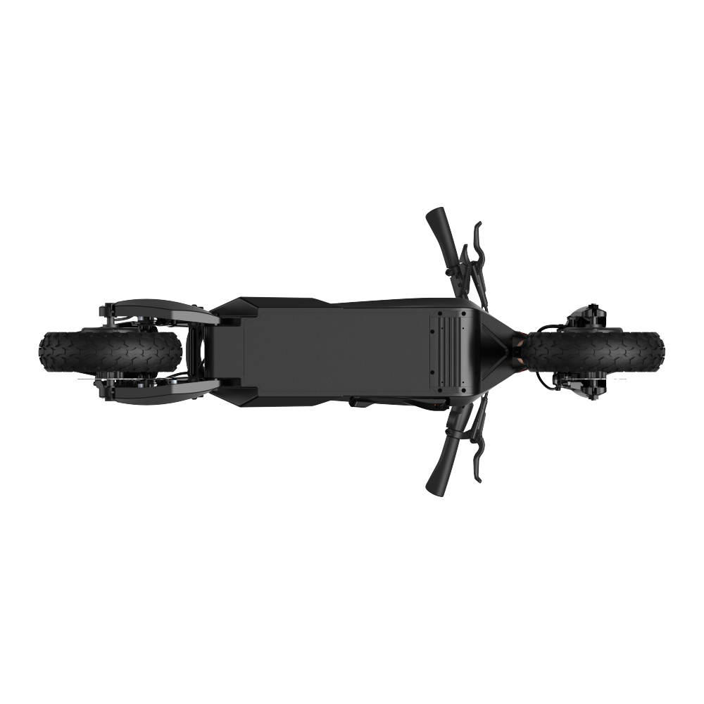 Super Electric Scooter w/31 mi Max Range & 37 mph Max Speed - Black