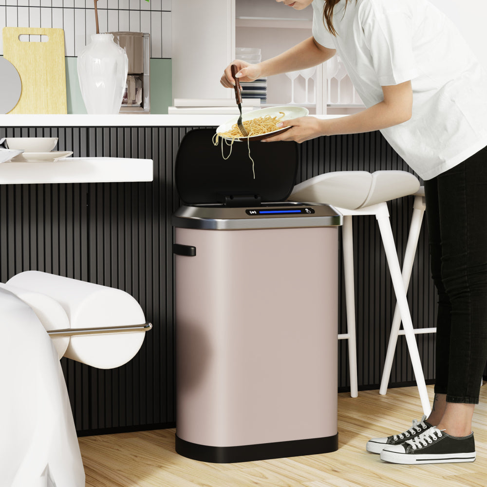 50L Smart automatic Trash Cans -  Full Intelligent Sensor  - PINK