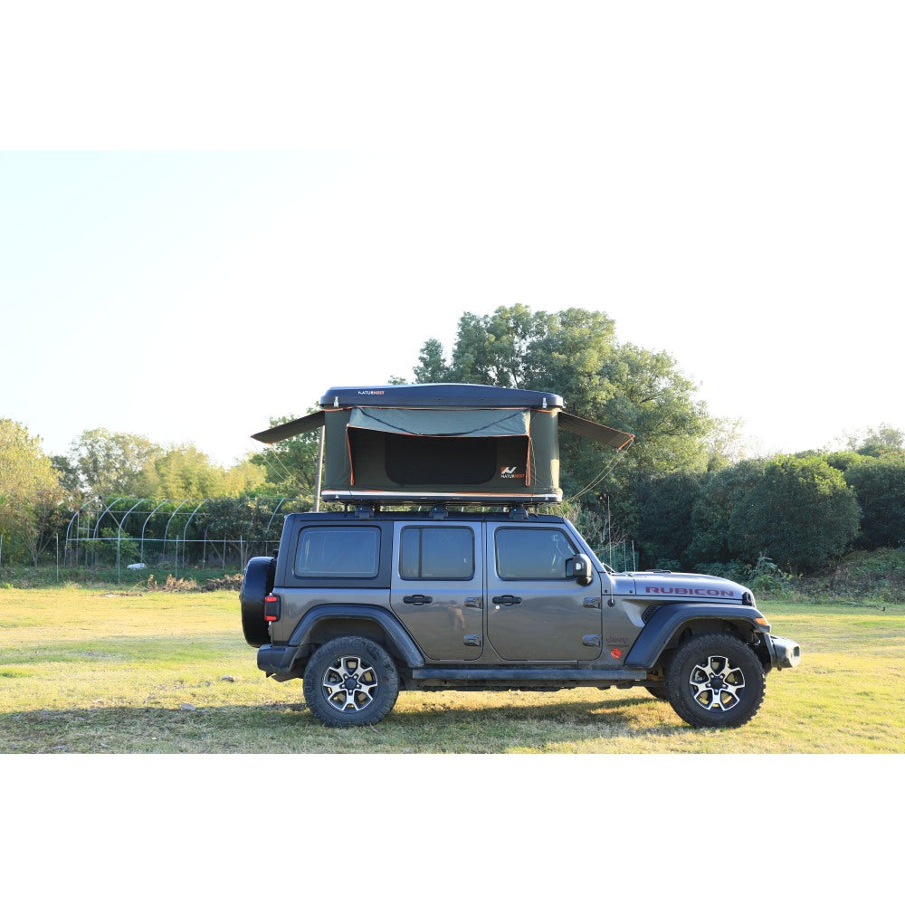 Rooftop Tent Hard Shell, 4 Season Nature Nest Roof Top Tent Hardshell for Van Jeep SUV Pickup Truck Overland Car Roof Rack Tents for Camping Car Top Rooftop Tents Hardshell Orion RTT