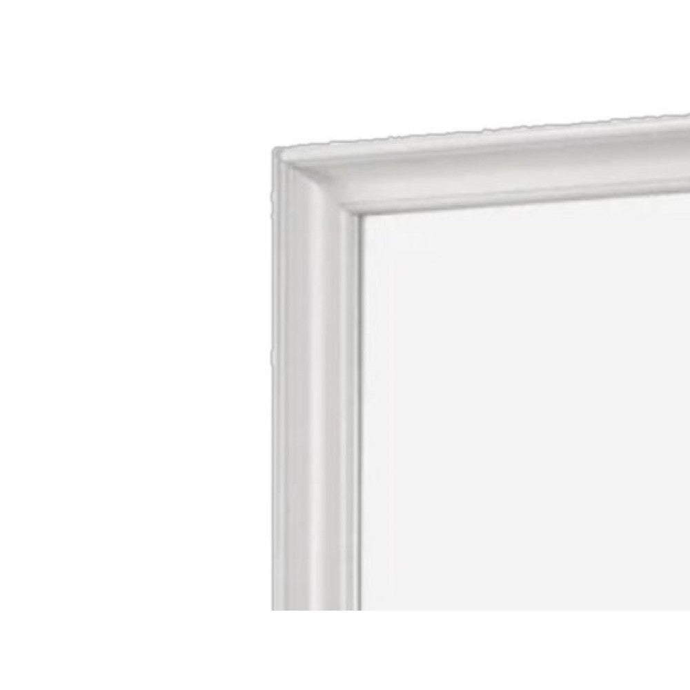 White Square Mirror