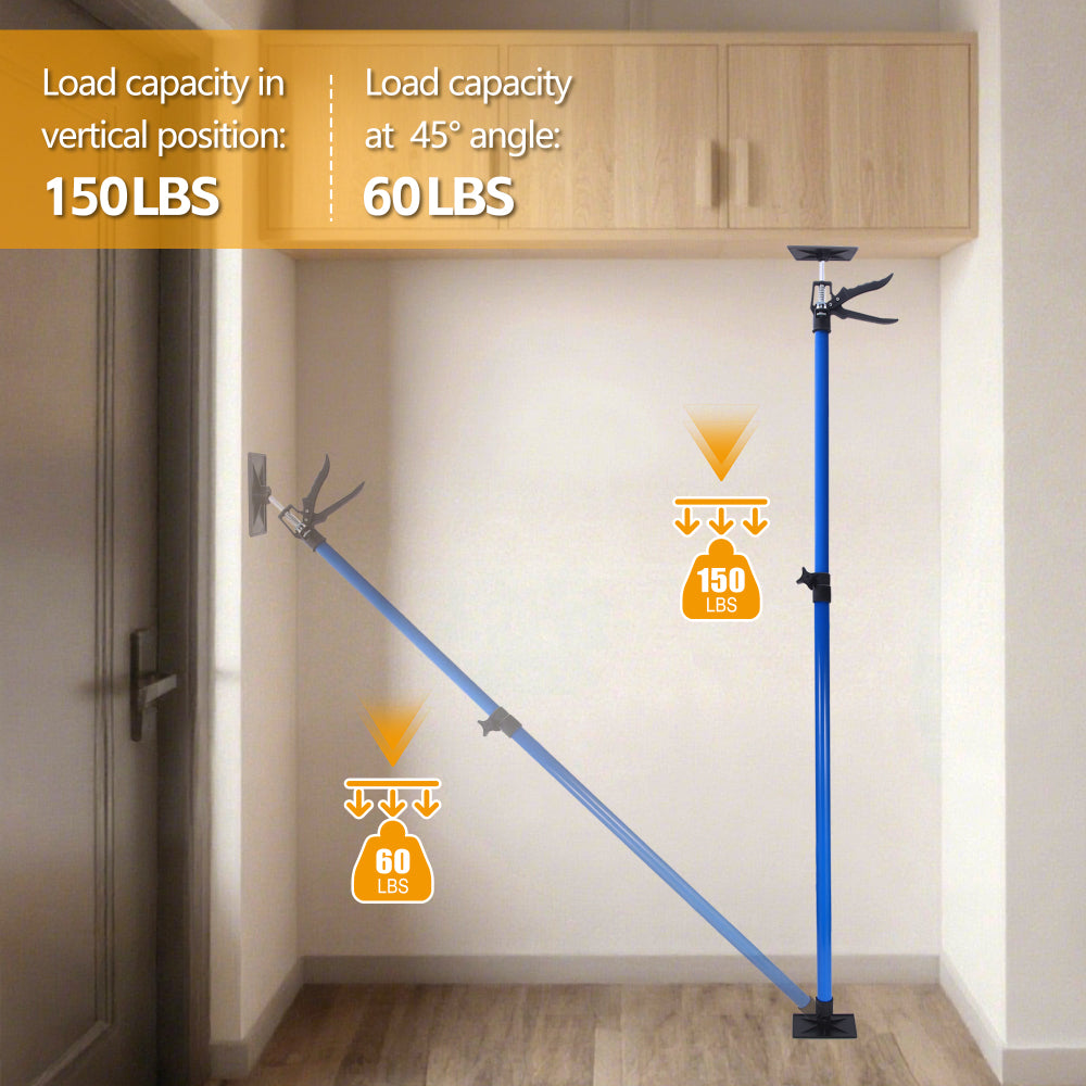 360° Rotating Adjustable Support Rod with 45° Tilt Stand, Height-Adjustable, Quick-Release Handle & Non-Slip TPR Pads