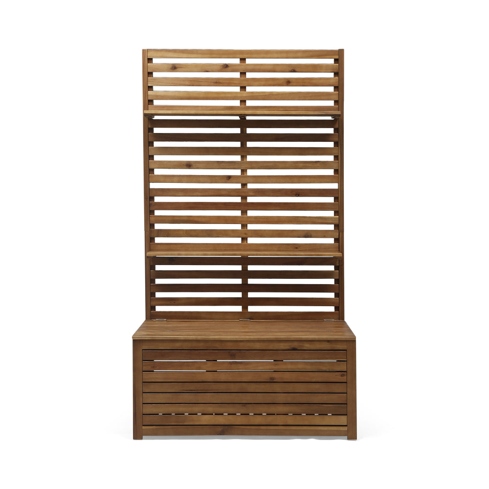 SYLMAR STORAGE BENCH WITH RACK