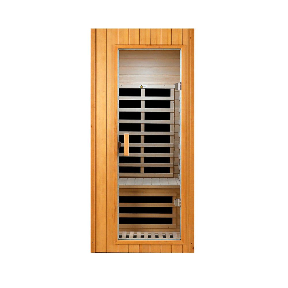 Hemlock One-person far infrared roof embedded indoor sauna room