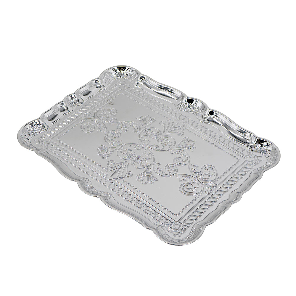 6 Pack Plastic Charger Plate, 11.8" x 9.1"