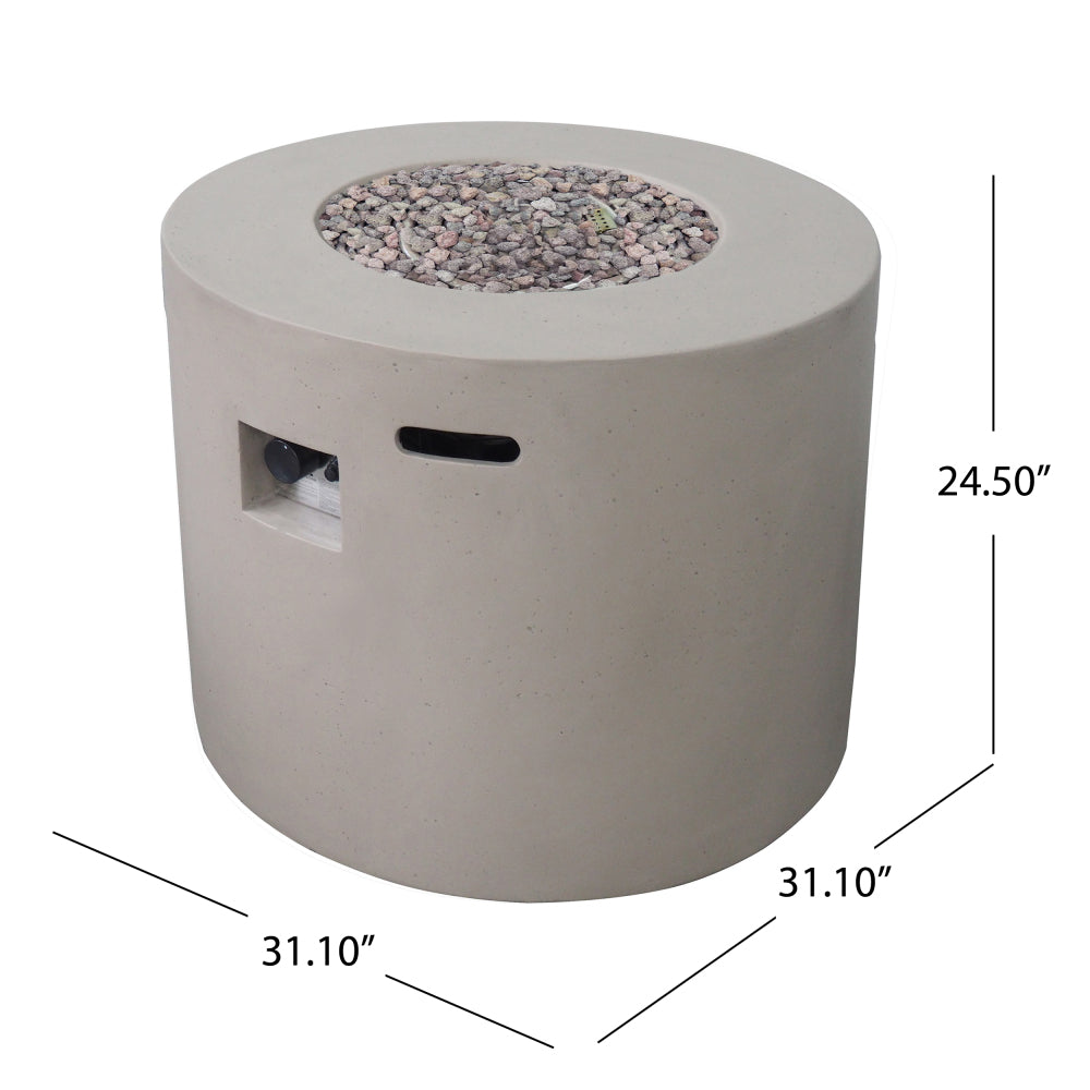 31" ROUND MGO FIRE PIT- 40 000 BTU