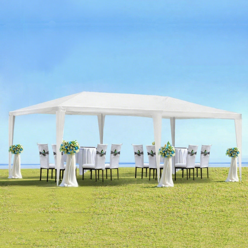 10x30' Outdoor Garden Gazebo Wedding Party Tent Canopy Marquee with 8 Removable  Sidewalls