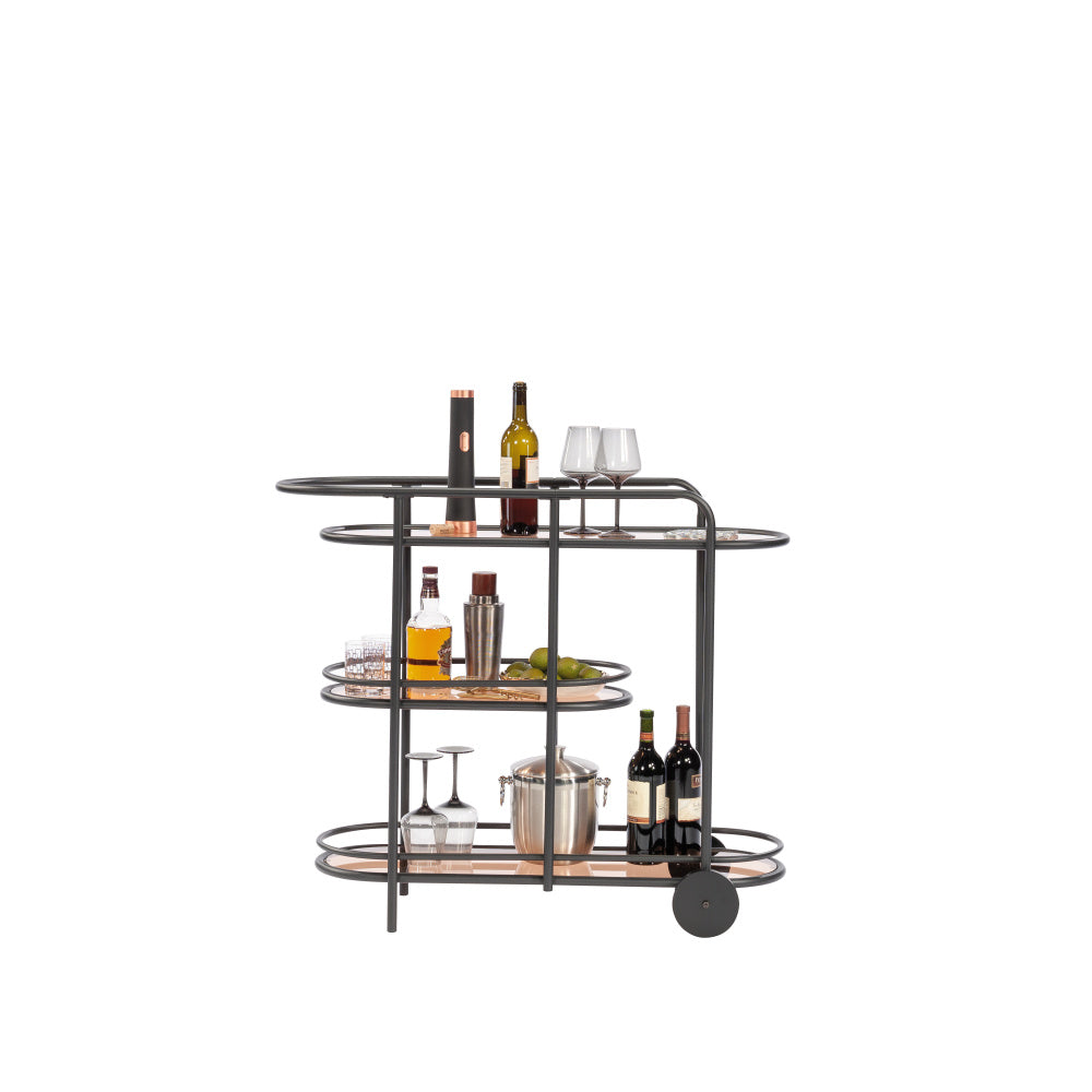 Bar Cart, Black finish