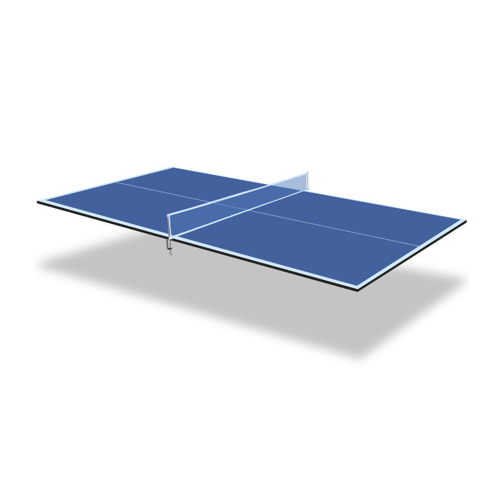 6*3ft Blue Mid-Size Ping Pong Conversion Top Foldable & Portable Table Tennis Table Top for Indoor Games