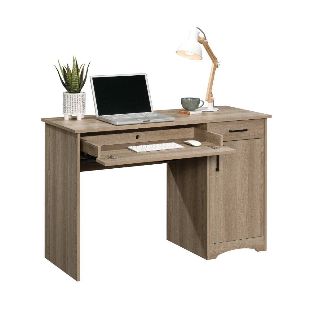 Computer Desk, Brown finish