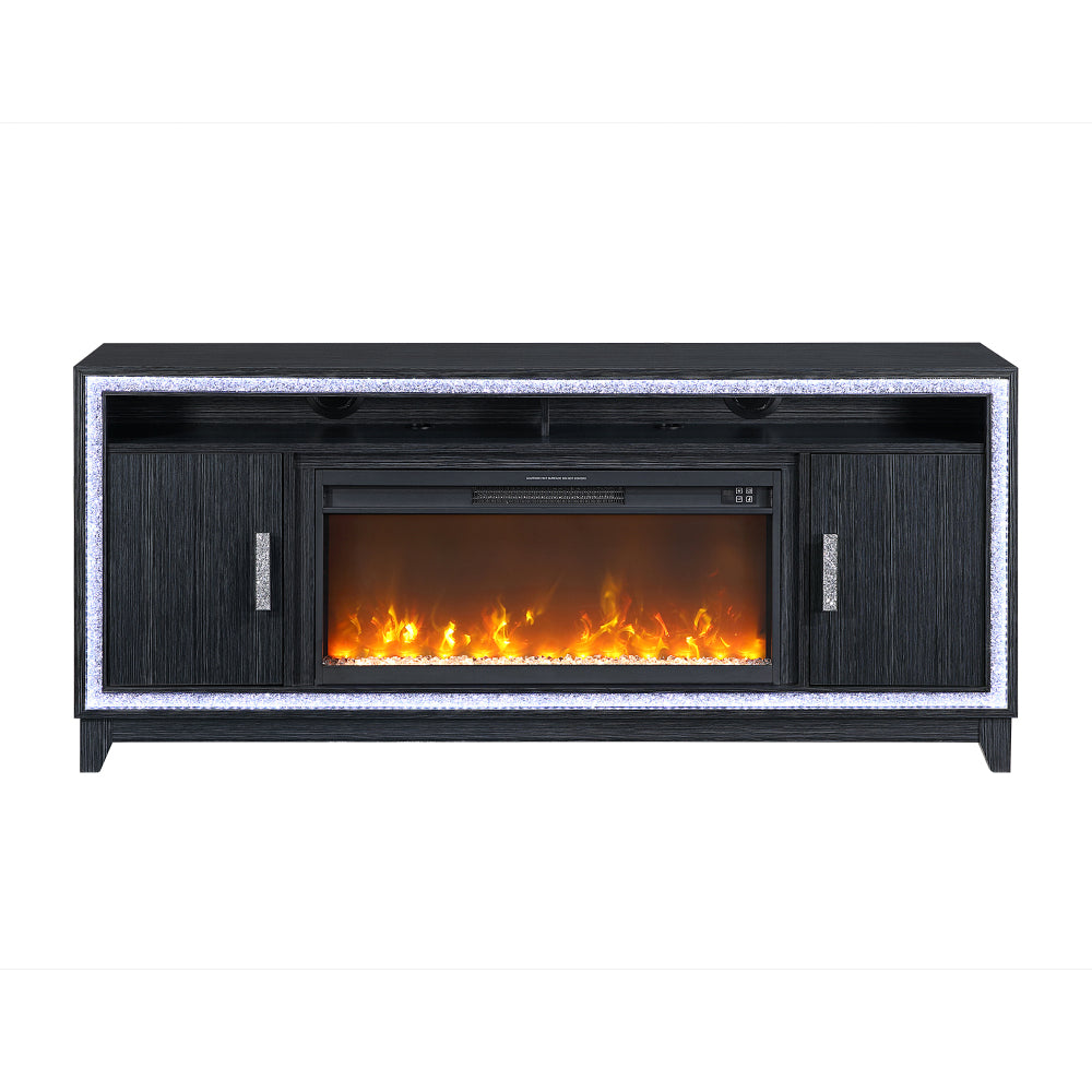 Almera Dark Grey 72 Inch Fireplace