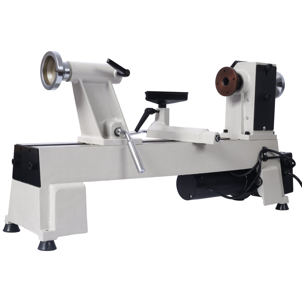 12" x 18" Wood Lathe, Benchtop Wood Lathe Machine 3/4 HP Infinitely Variable Speed 650-3800 RPM  for Woodworking, Woodturning