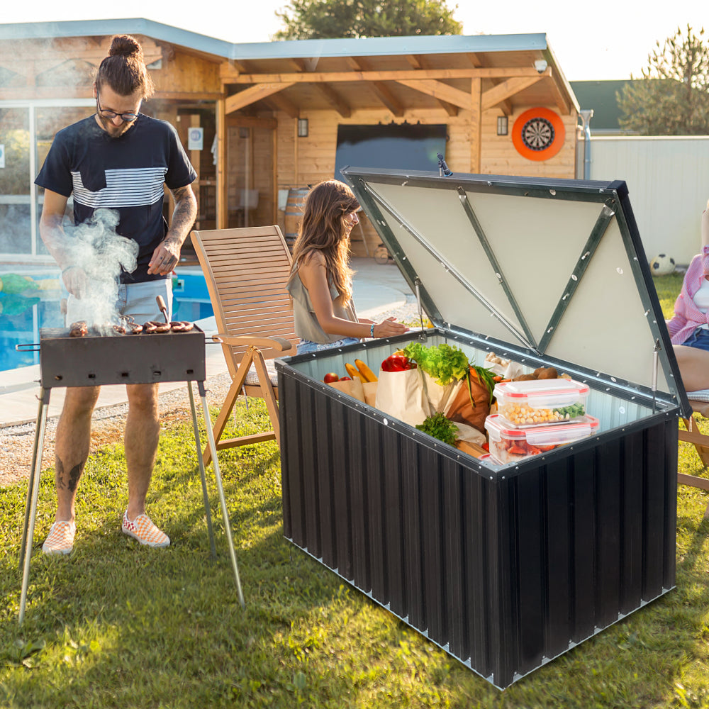 Out Door Metal Storage Box Store Medium