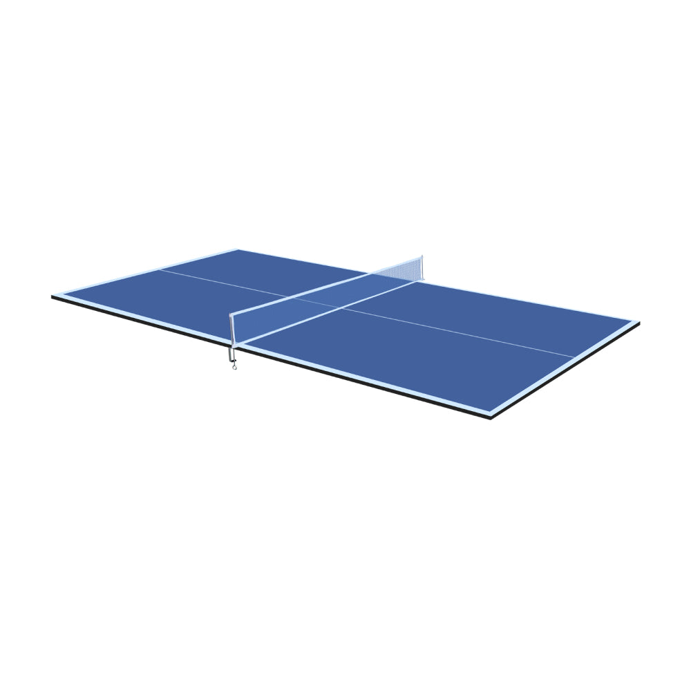 6*3ft Blue Mid-Size Ping Pong Conversion Top Foldable & Portable Table Tennis Table Top for Indoor Games