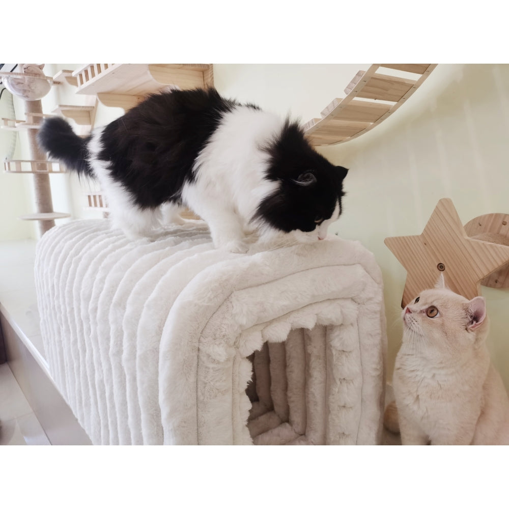 Ottoman Storage Bench Pet Supplies  Corduroy Bench Cat's nest to hide  For the Living Room, Entryway and Bedroom