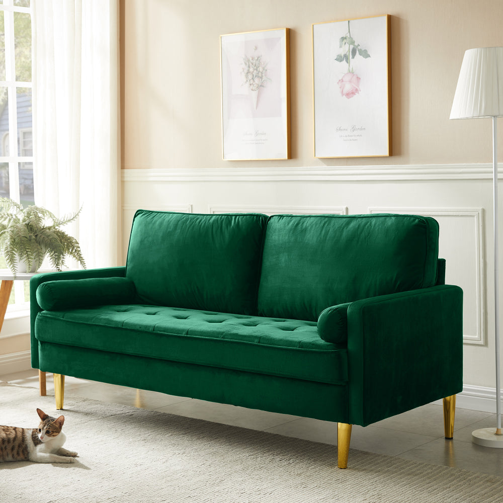 Velvet  Sofa 65 inch
