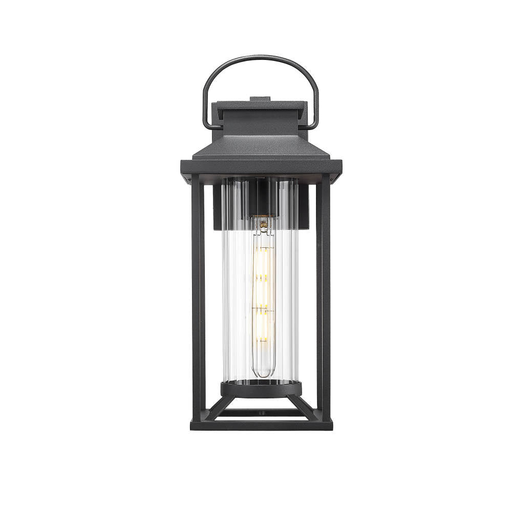 Outdoor Porch Lights, Textured Black Exterior Lighting Fixtures Wall Mount, Modern Outdoor Wall Sconce Lantern for House, Front Porch, Anti-Rust Waterproof Outdoor Garage Lights for Coach (1 pack)