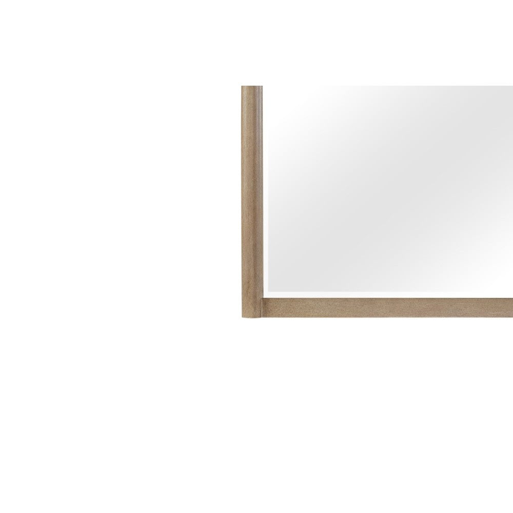 Sand Colored Poster Mirror