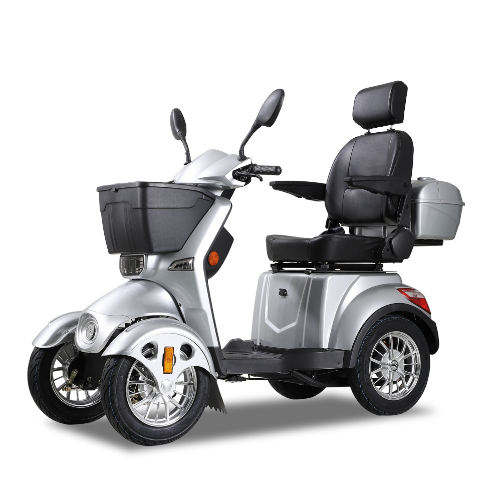 Mobility Scooters for Seniors  500lbs Capacity  800W All Terrain Electric Powered Mobility Cart   Heavy Duty Mobility Scooter