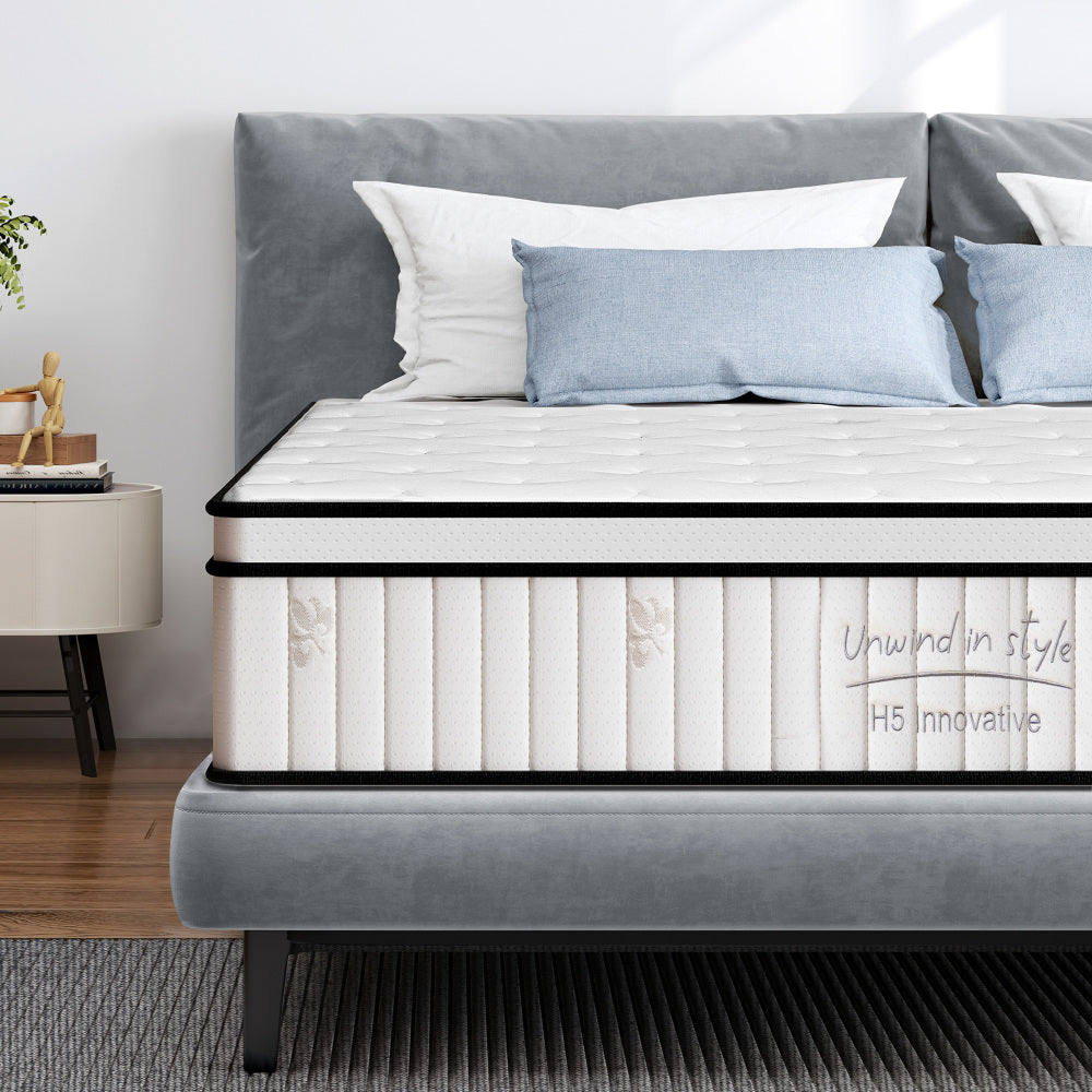 Twin Size Mattress,10 Inch Hybrid Mattress, Individually Pocketed Innerspring, Medium FirmTwin