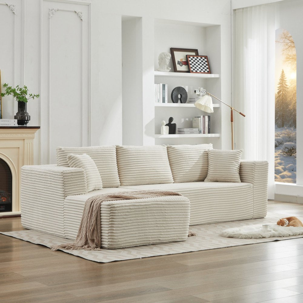 Modular Sectional Couches for Living Room: Single Seat (Black),Can extend an L-shaped sofa or transform it into a U-shaped sofa.