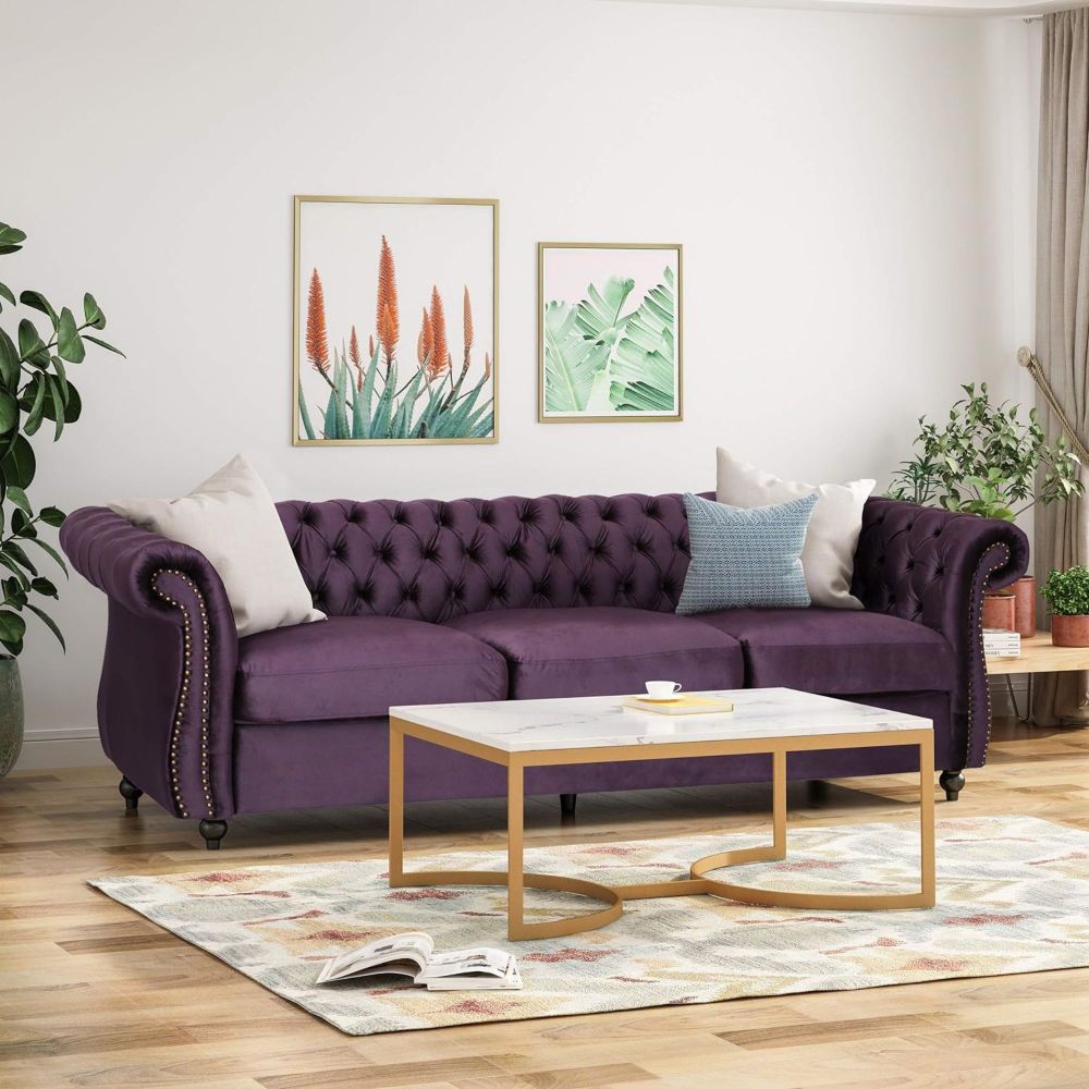 Modern Minimalist 70.75" L-Shape Couch with Chaise, 4-Seater Modular Sectional Sofa, Convertible Upholstered Couches for Living Room Bedroom(Dark Brown, PU)