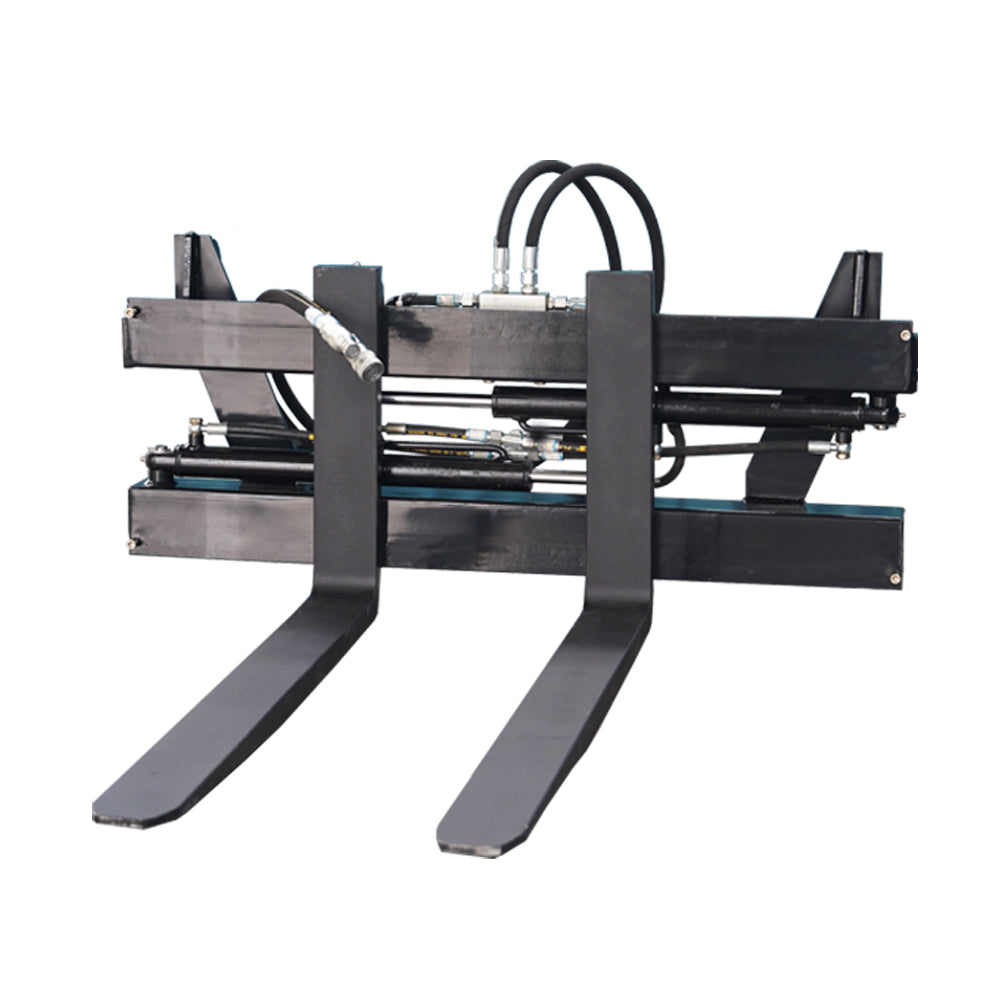 Load Capacity Skid Steer Hydraulic Positioning Pallet Forks