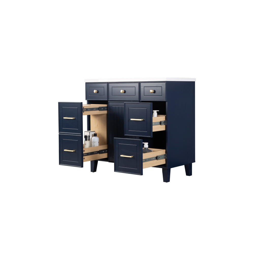 36" Bathroom Cabinet Only, without Basin, 23V07-36NB