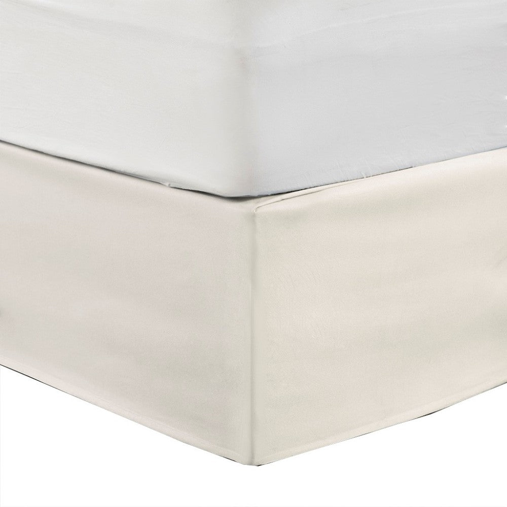 Wrap Around Adjustable Bedskirt Ivory One Size