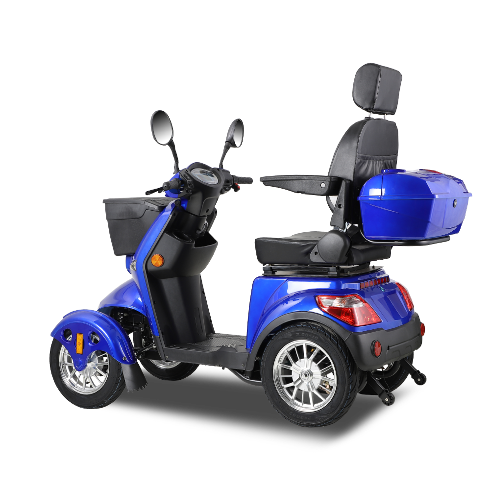 Mobility Scooters for Seniors  500lbs Capacity  800W All Terrain Electric Powered Mobility Cart   Heavy Duty Mobility Scooter