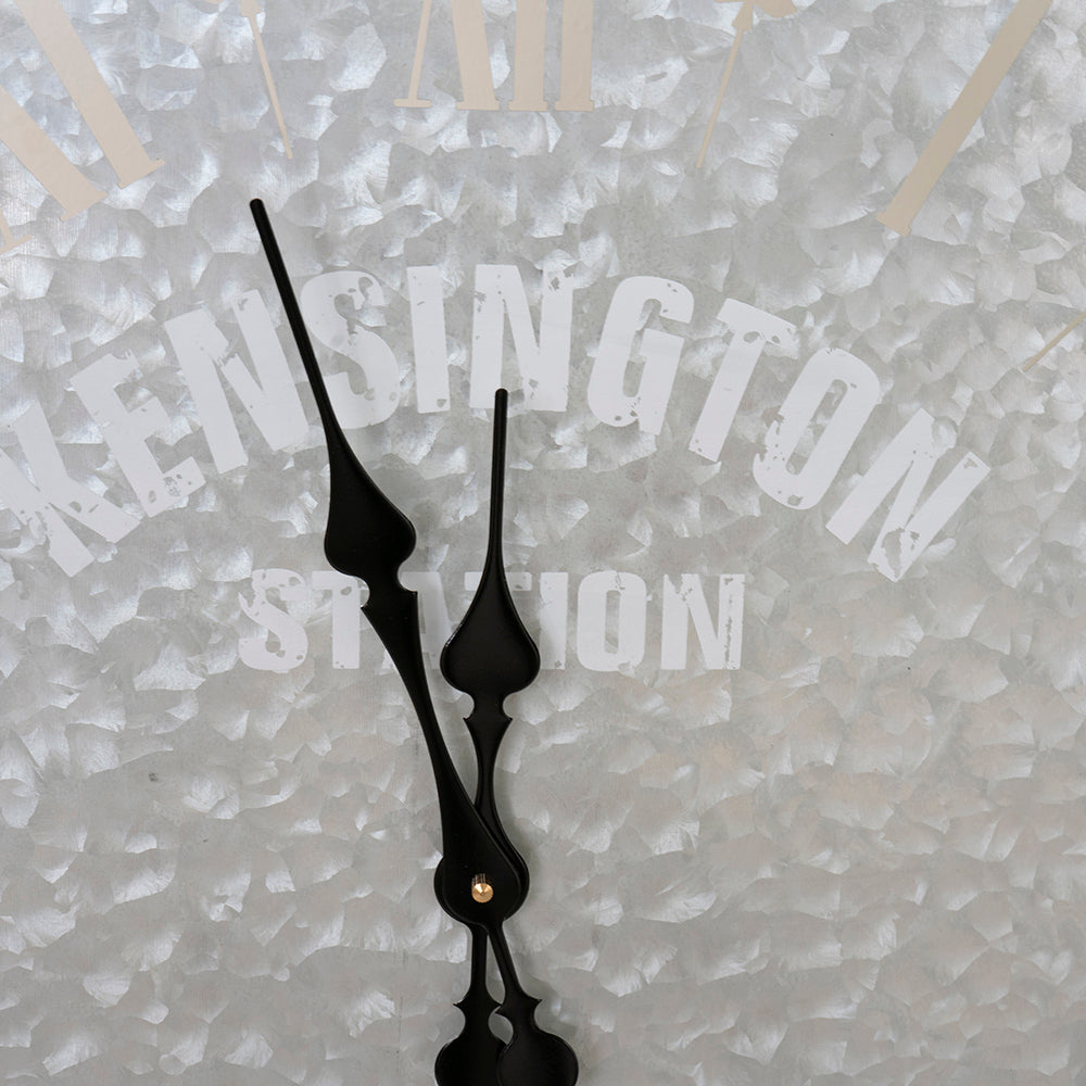 D32.3" Grant Oversized Wall Clock with Fir Wood Frame