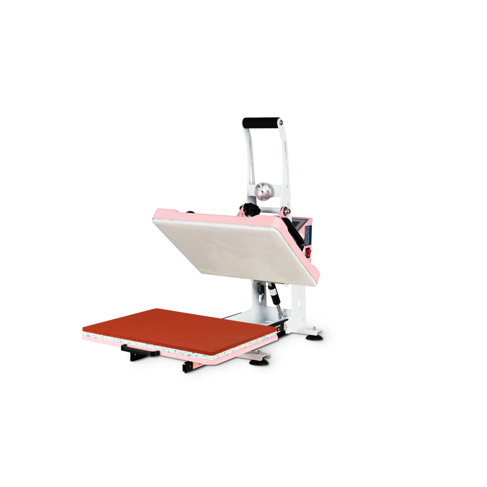 12x15 Semi-automatic Heat Press Machine With Auto Open and Slide-out base