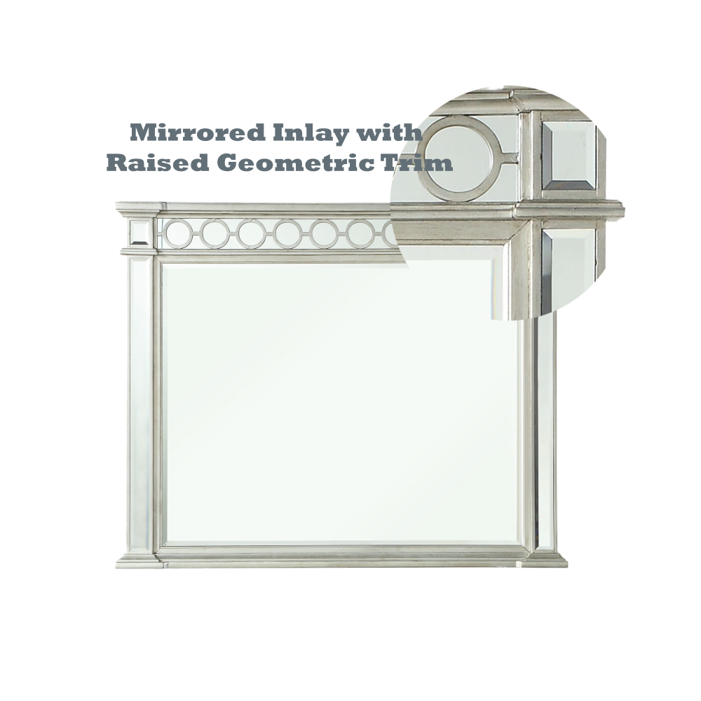 Varian Mirrored Finished Designed Mirror