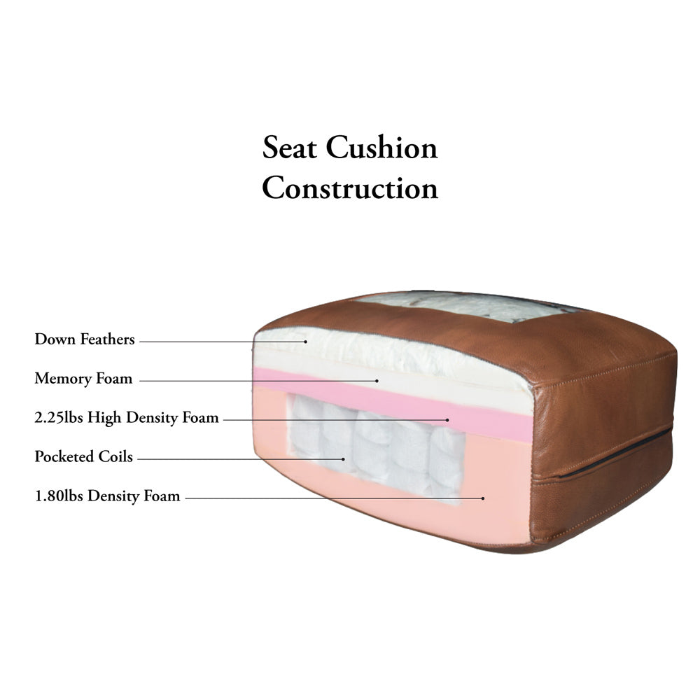 Bella Top Grain Leather Loveseat