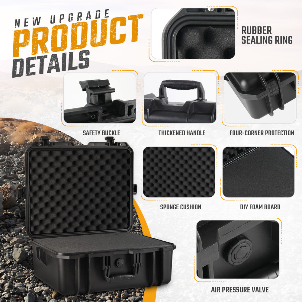 Plastic safety box, waterproof box, tool box, equipment box, injection molding equipment box