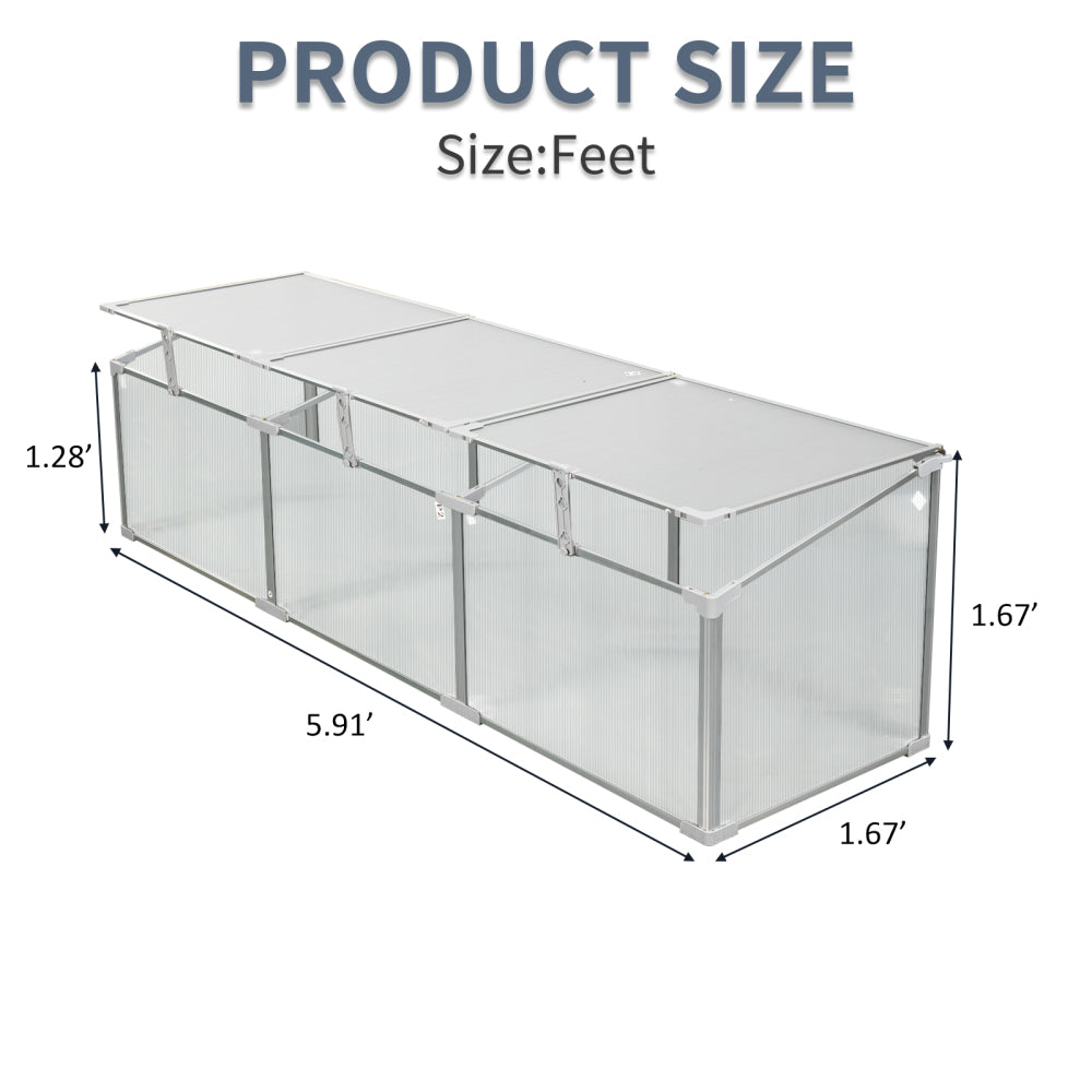 Polycarbonate Greenhouse for Outdoors in Winter