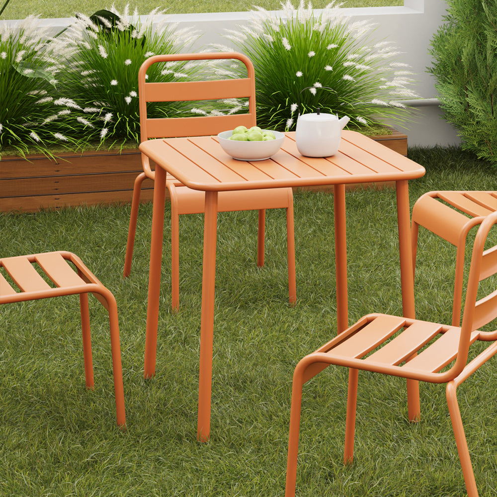 Sella long table (green) outdoor dining table villa courtyard balcony table outdoor leisure table simple garden waterproof table