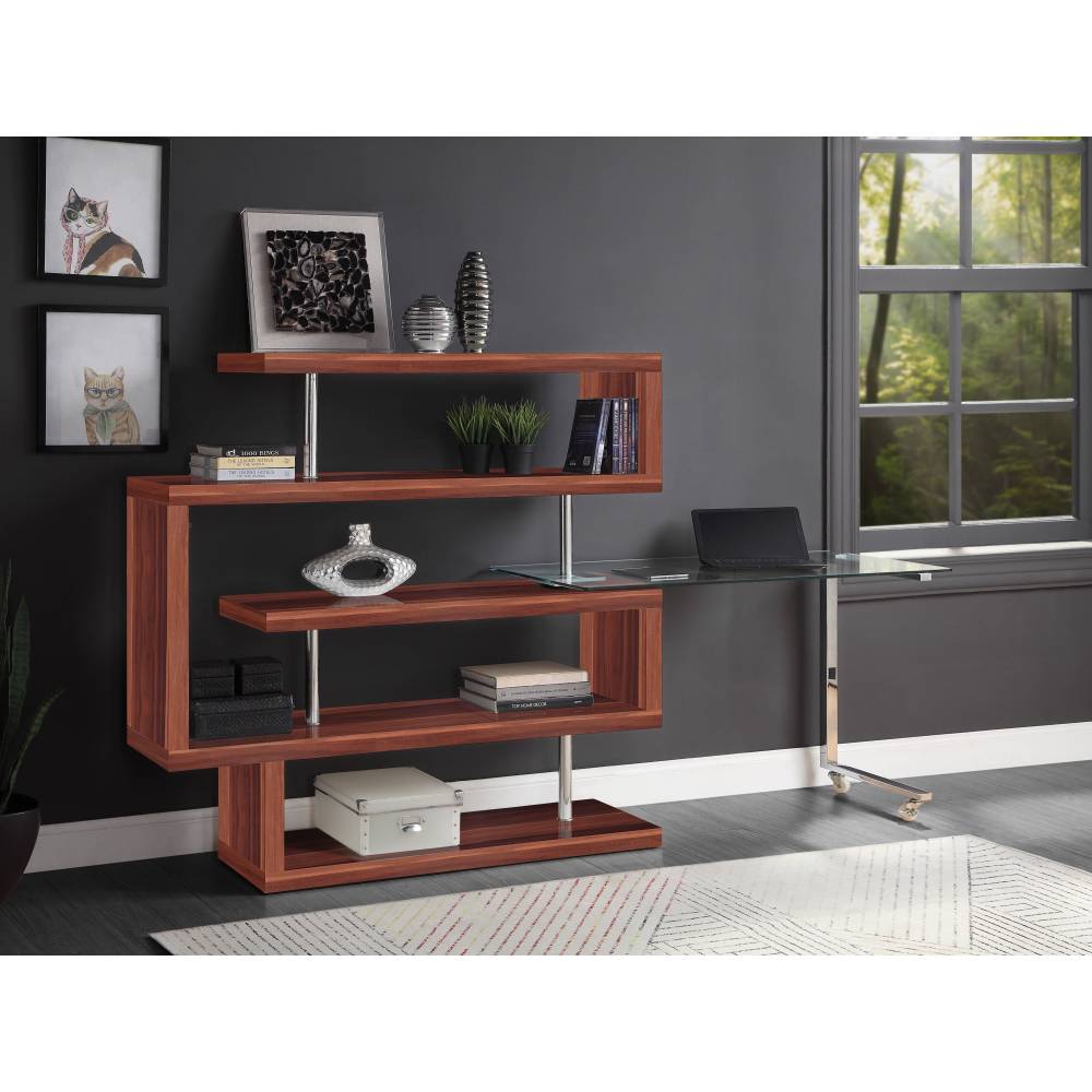 Buck II White High Gloss Finish Hall Tree
