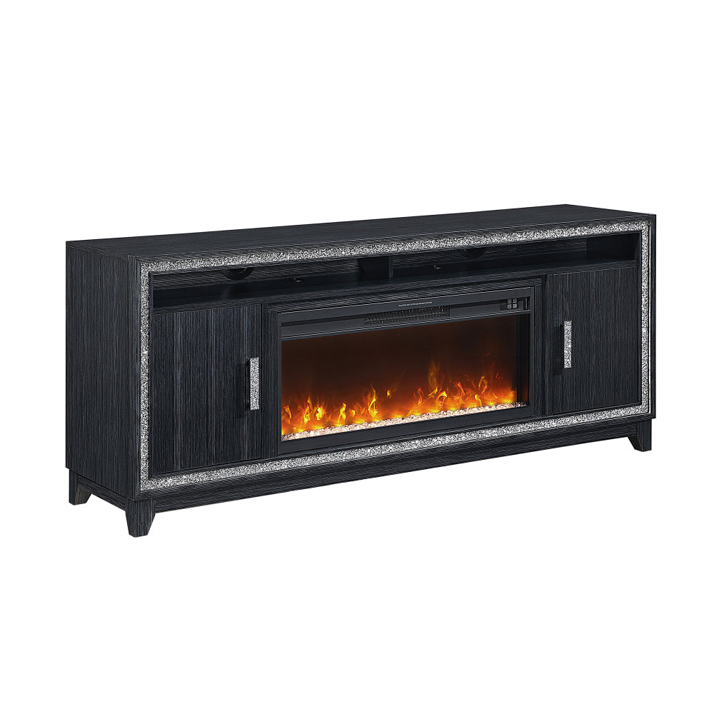 Almera Dark Grey 72 Inch Fireplace