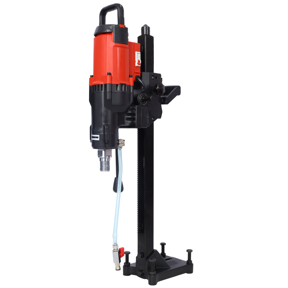 Diamond Core Drilling Machine, 9in Wet&Dry Concrete Core Drill Rig with Stand, 750RPM Speed,9in Drilling Diameter for Concrete Brick Block Stone, 3200W